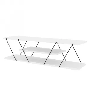 TV stolík Canaz v2 - White, Black