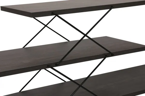 TV stolík Zigzag - Dark Brown