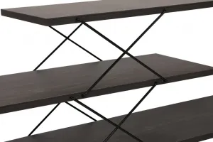 TV stolík Zigzag - Dark Brown