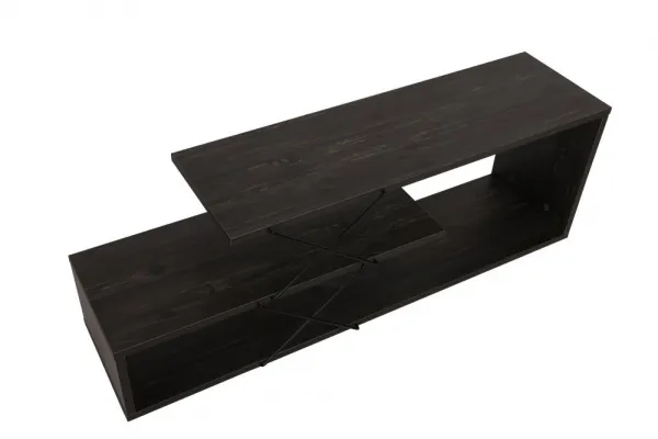 TV stolík Zigzag - Dark Brown