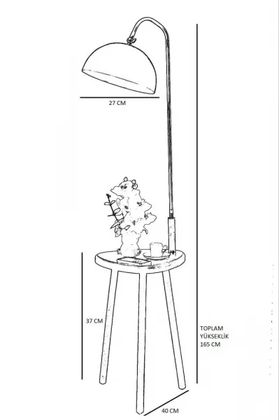 Stojacia lampa 8272-1