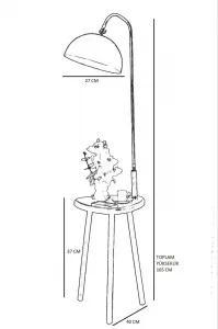 Stojacia lampa 8272-1