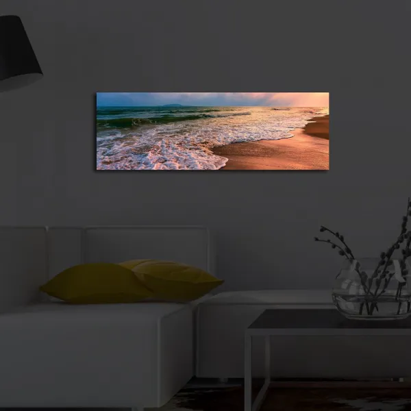 Dekoratívny LED osvetlený obraz na plátne 3090İACT-72