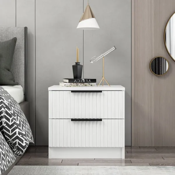 Nočný stolík Kale Plus White