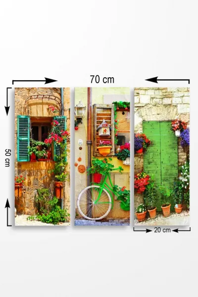 Dekoratívny obraz z MDF (3 kusy) MDF0088