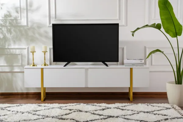 Televízny stolík Serenity White
