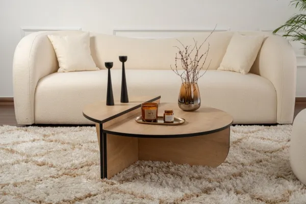 Konferenčný stolík Orion Honey Oak Black