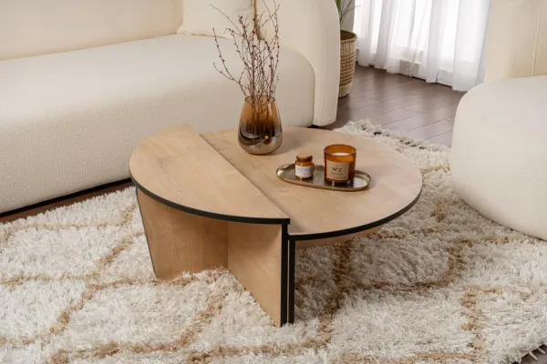 Konferenčný stolík Orion Honey Oak Black