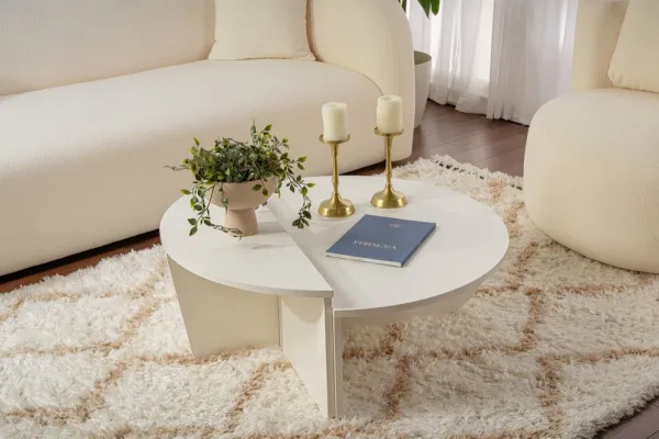 Konferenčný stolík Orion Wood White