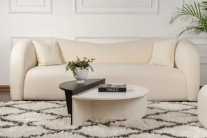 Konferenčný stolík Orion - Wood White, Wood Black