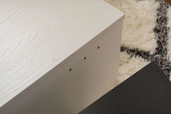 Konferenčný stolík Orion - Wood White, Wood Black