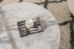 Konferenčný stolík Orion - Freesia Marble