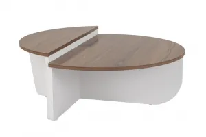 Konferenčný stolík Orion Walnut White