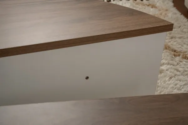 Konferenčný stolík Orion Walnut White