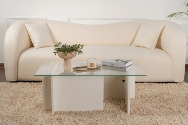 Konferenčný stolík Vetrino - Wooden White