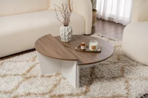 Konferenčný stolík Orion Walnut White