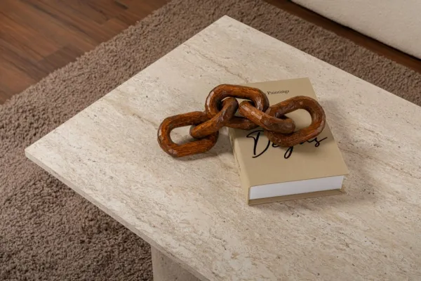 Konferenčný stolík Sabin - Travertine