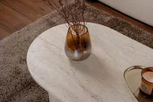 Konferenčný stolík Sable - Travertine