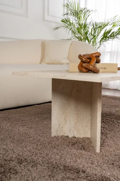 Konferenčný stolík Sabin - Travertine