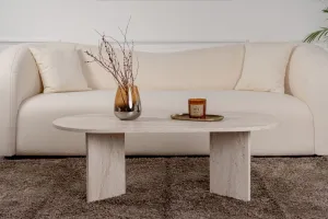 Konferenčný stolík Sable - Travertine
