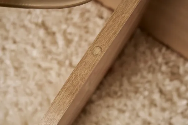 Konferenčný stolík Aeris - Sapphire Oak, Transparent