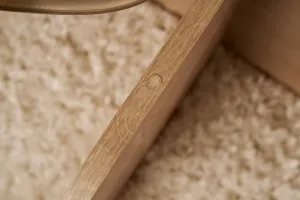 Konferenčný stolík Aeris - Sapphire Oak, Transparent
