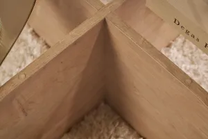 Konferenčný stolík Aeris - Sapphire Oak, Transparent