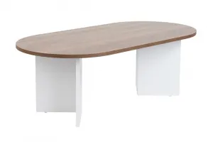 Konferenčný stolík Sable - Walnut, White