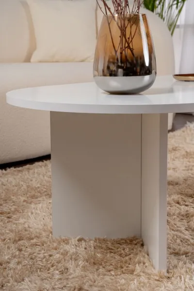 Konferenčný stolík Sable White