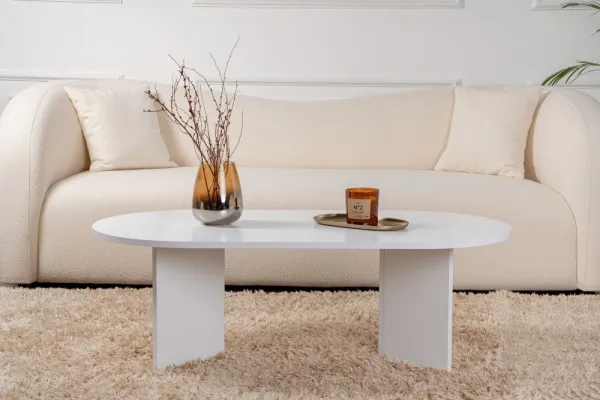 Konferenčný stolík Sable White