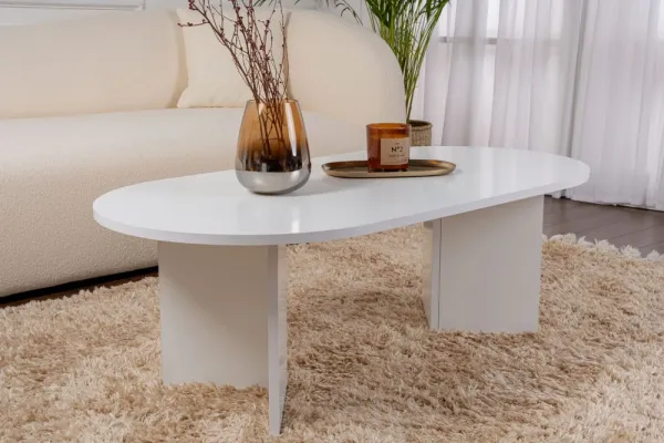 Konferenčný stolík Sable White