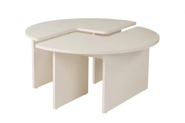 Konferenčný stolík Moira - Wood White