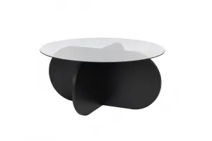 Konferenčný stolík Aeris Black s tmavým sklom