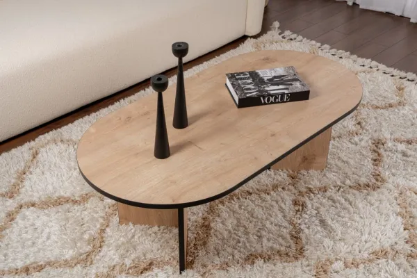 Konferenčný stolík Sable - Sapphire Oak, Black