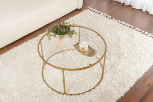 Konferenčný stolík Aurum Gold, 80 cm