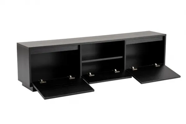 TV stolík Vanguard - Wood Black