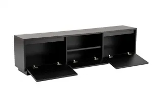 TV stolík Vanguard - Wood Black
