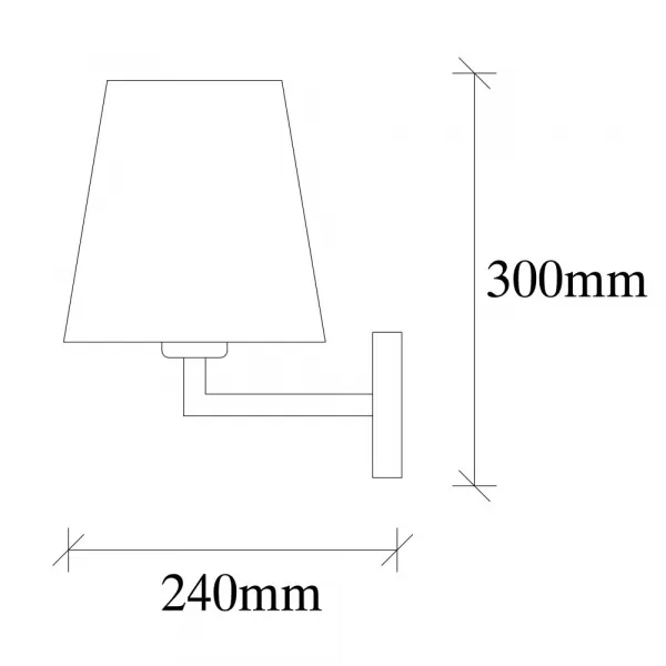 Nástenná lampa Profil - 4652