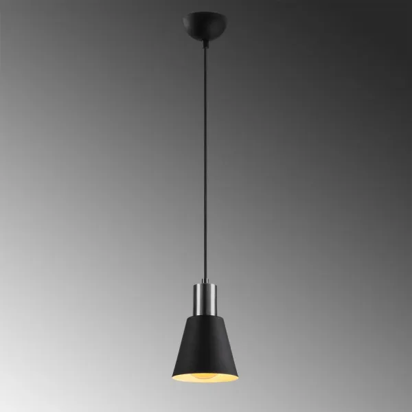 Závesný luster Kem - 6362, čierna