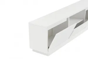Televízny stolík Vanguard Natural White