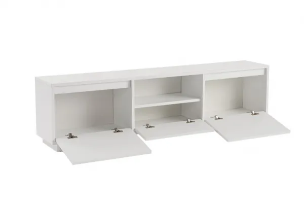 Televízny stolík Vanguard Natural White