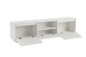Televízny stolík Vanguard Natural White