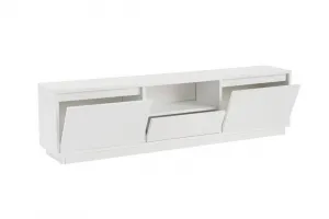 Televízny stolík Vanguard Natural White