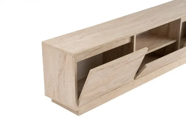 TV stolík Vanguard - Travertine