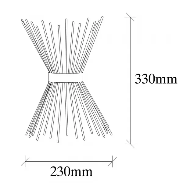 Nástenná lampa Kirpi - 3091