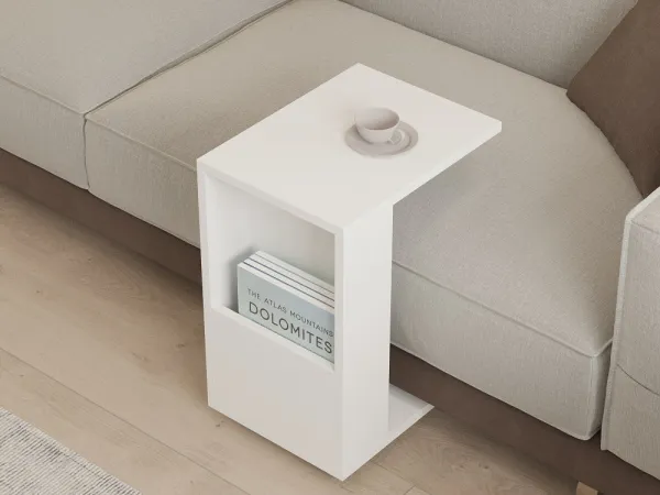 Príručný stolík / Odkladací stolík Star - White