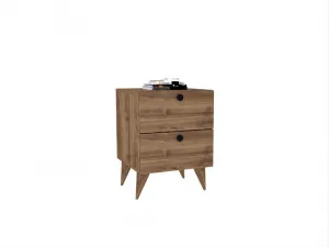 Nočný stolík Kada - Walnut v2