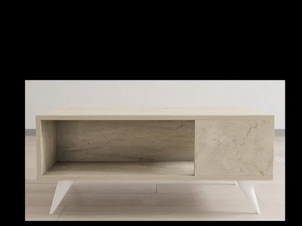 Konferenčný stolík Yuka - Travertine