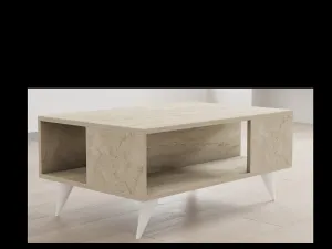 Konferenčný stolík Yuka - Travertine