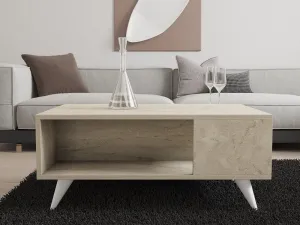 Konferenčný stolík Yuka - Travertine